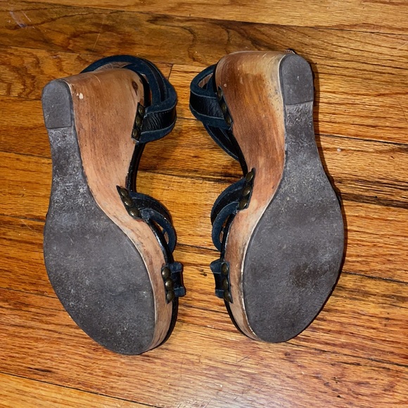 Colin Stuart wood wedge heel size 7.5 - Picture 7 of 8